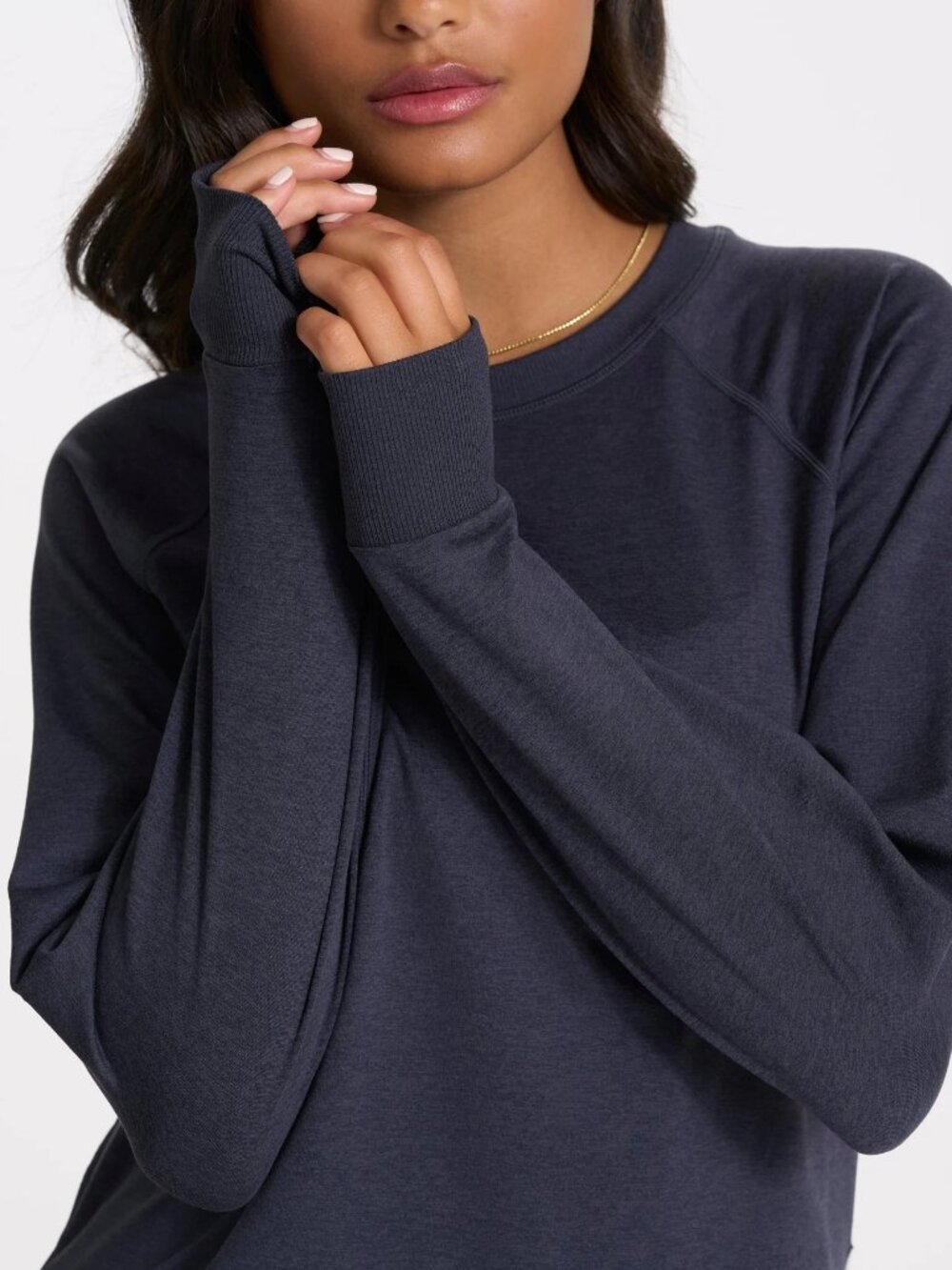 Vuori Long-Sleeve Halo Crew Midnight Heather Women’s XL Tag Included